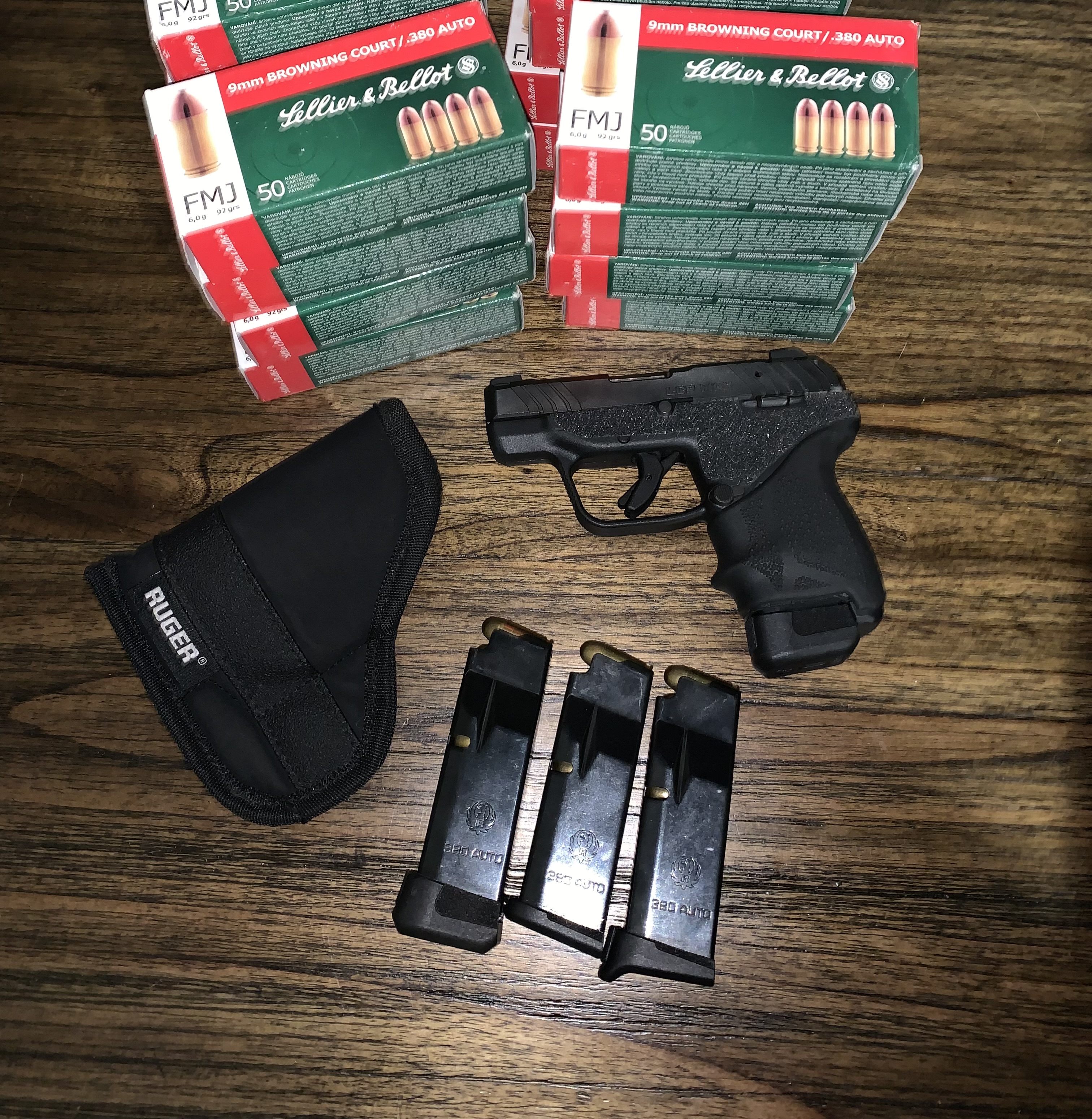 [Sale/Trade] - Ruger LCP Max W some upgrades, four mags & 400 rounds of ...
