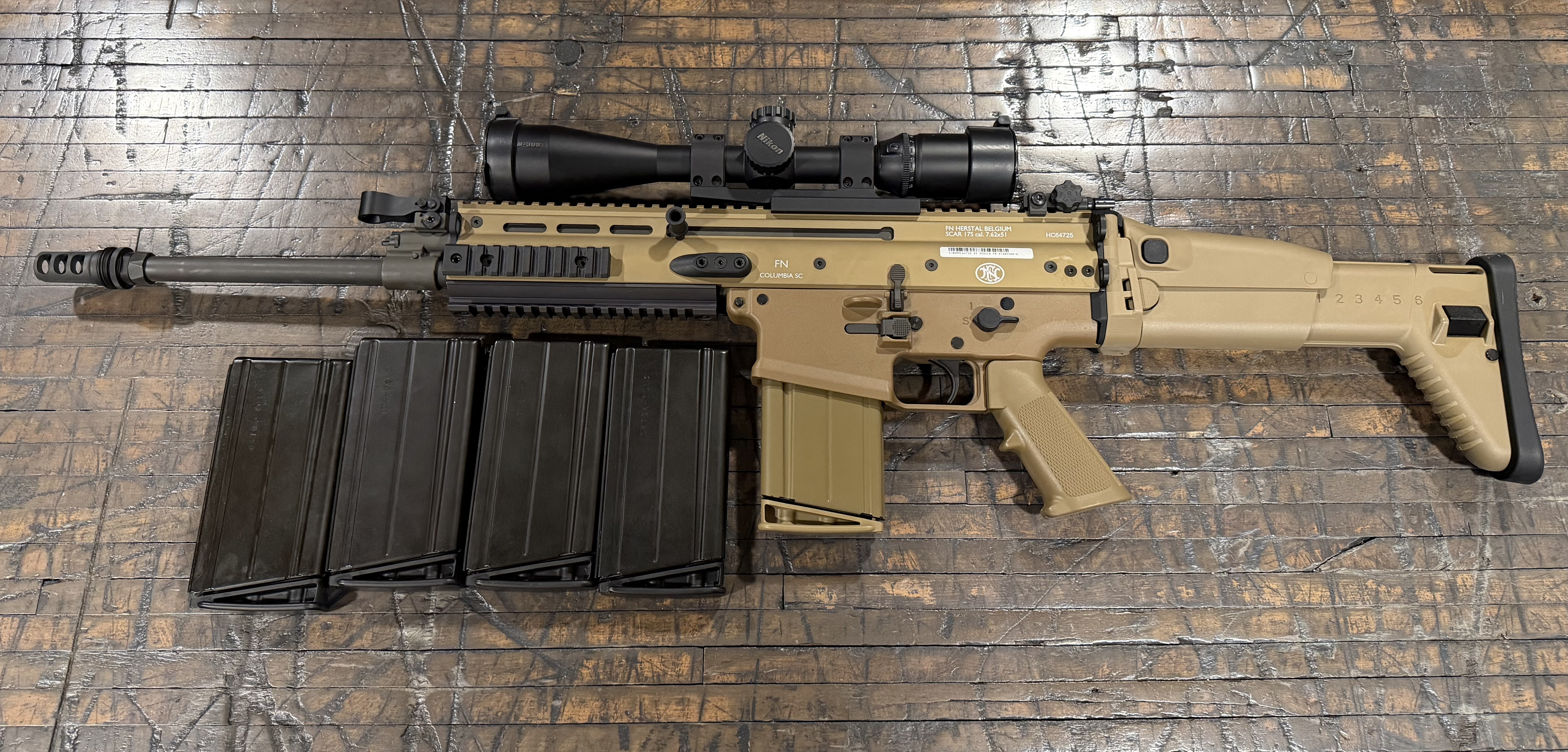 [4Sale] - FN Scar 17s FDE w/Larue mount and Nikon | Oklahoma Shooters