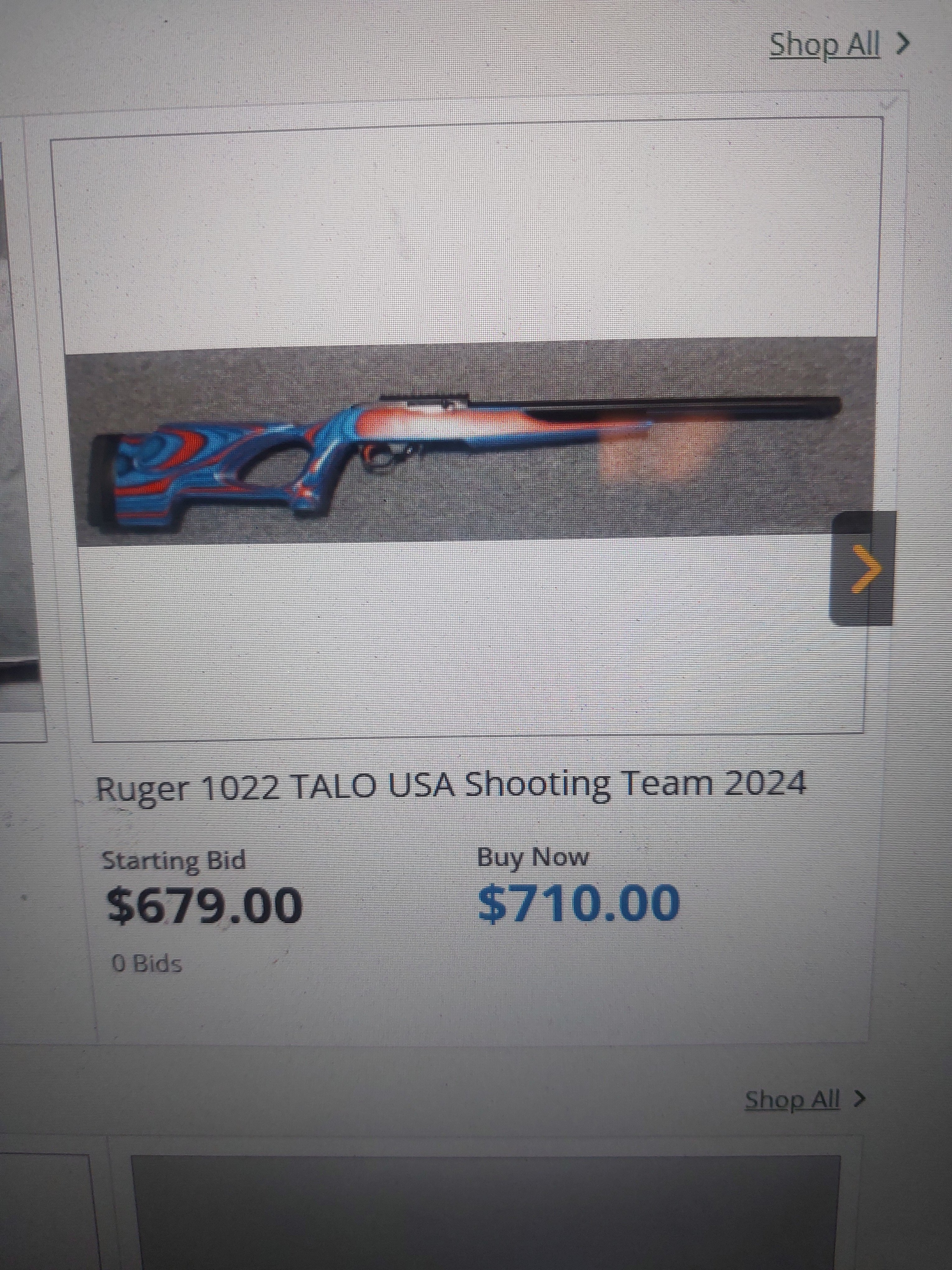 [Sale/Trade] - TALO Ruger 10/22 USA Shooting team BNIB thumbhole stock ...