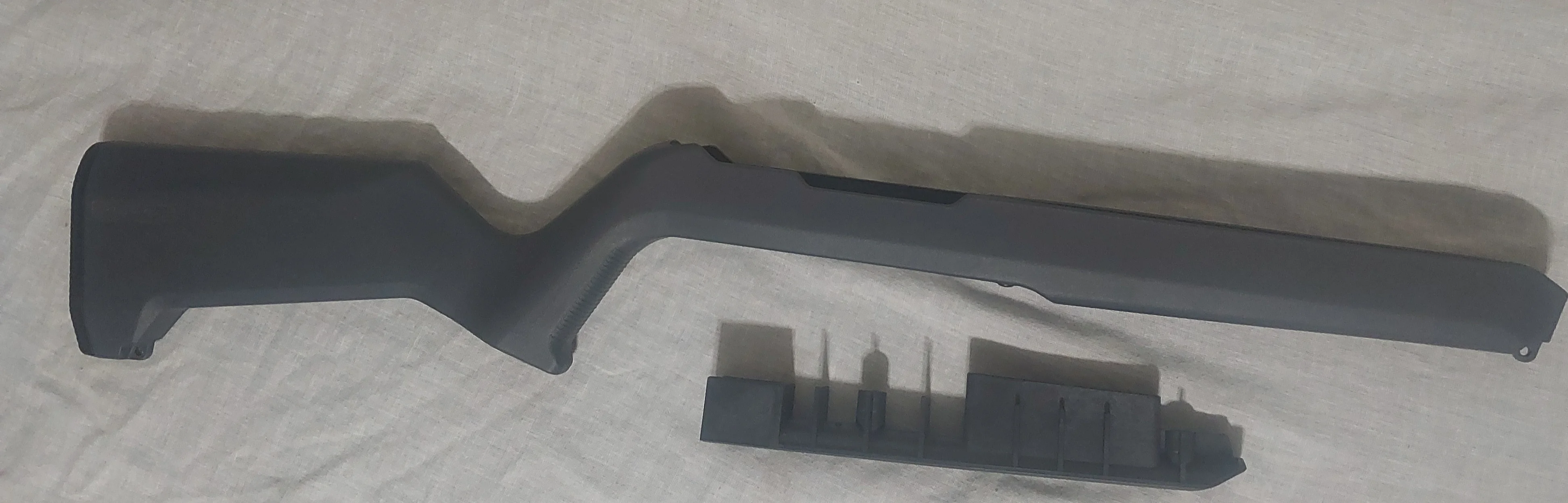 [4Sale] - Magpul MOE X-22 Grey Ruger 10/22 stock with both trays, fits ...